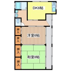 菅原戸建貸家の物件間取画像